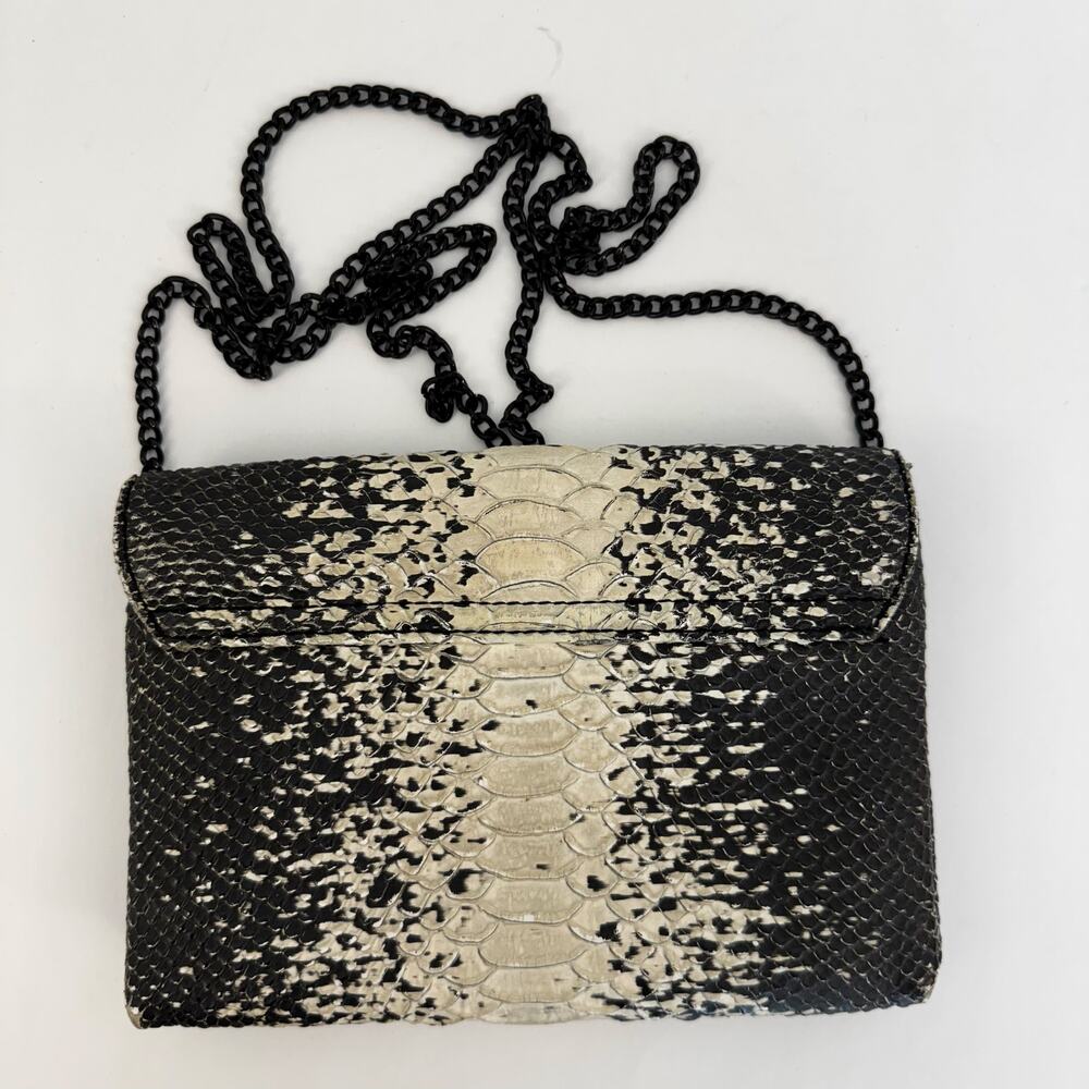 Loeffler Randall Snake Python Embossed Crossbody … - image 4